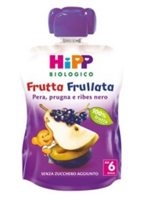 HIPP FRULLATA PERA PRUG RIBES 90