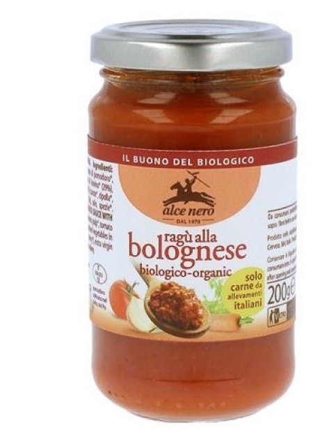 RAGU' BOLOGNESE BIO200G ALCE