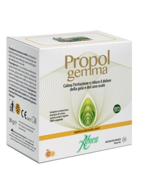 PROPOLGEMMA 20 COMPRESSE OROSOLUBILI ADULTI 1,50 G