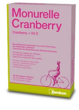 MONURELLE CRANBERRY 20 COMPRESSE RIVESTITE