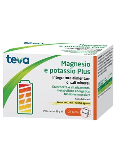 MAGNESIO POTASSIO TEVA 24BUSTE