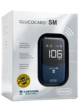 GLUCOCARD SM METER KIT MISURAZIONE GLICEMIA USO DOMICILIARE