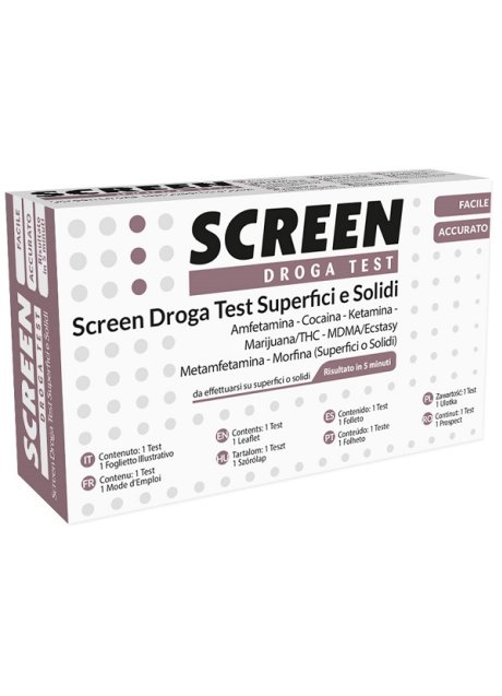 SCREEN DROGA TEST SUP/POLV 1PZ