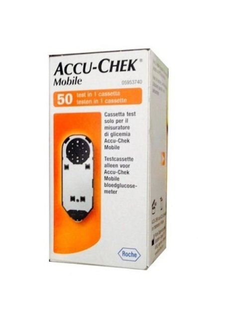 STRISCE MISURAZIONE GLICEMIA ACCU-CHEK MOBILE 50 TEST MIC 2