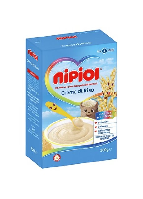 NIPIOL CEREALI CREMA RISO 200