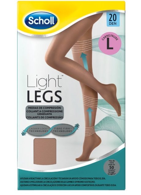 SCHOLL LIGHTLEGS20 DEN L NUDE