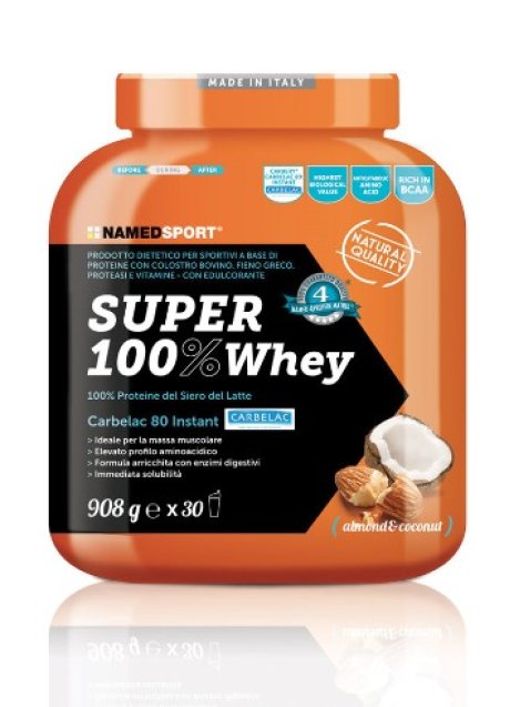 SUPER100% WHEY COCO/ALM 908G