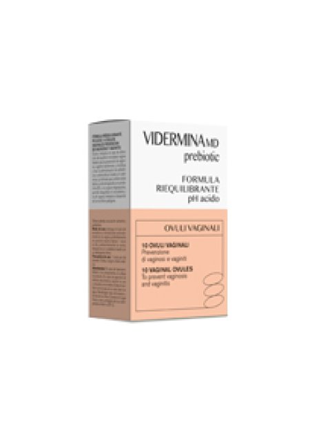 VIDERMINA PREBIOTIC OVULI VAGINALI 10 PEZZI