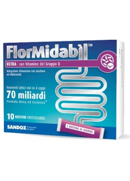 FLORMIDABIL ULTRA 10 BUSTINE OROSOLUBILI 1,5 G
