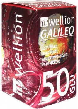 WELLION GALILEO STRIPS 25 GLIC