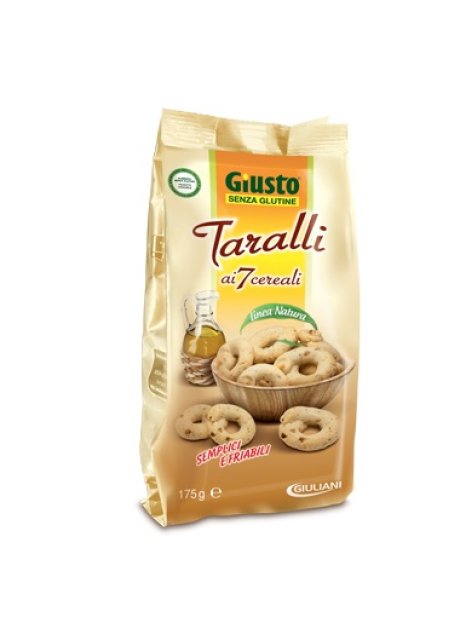 GIUSTO TARALLI 7CER 175G S/G