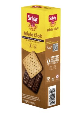 SCHAR-BISCOTTI MIELE CIOK 190G