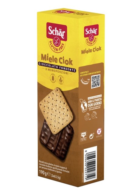 SCHAR-BISCOTTI MIELE CIOK 190G