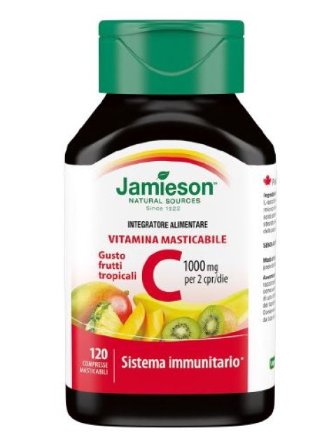 JAMIESON VIT C 1000 TRO 120CPR