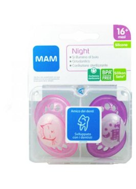 MAM NIGHT SUCCHIETTO 16+ SILICONE CONFEZIONE DOPPIA