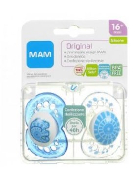 MAM ORIGINAL SUCCHIETTO 16+ SILICONE CONFEZIONE DOPPIA