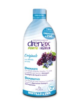 DRENAX FORTE PLUS ORIGINALE CON MIRTILLO E UVA 750 ML