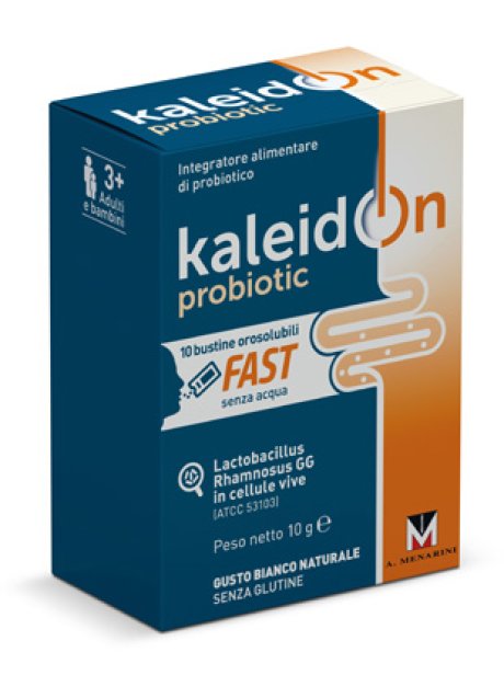 KALEIDON PROBIOTIC FAST BIANCO NATURALE 10 BUSTE OROSOLUBILI