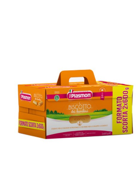 PLASMON BISCOTTO 2X600G