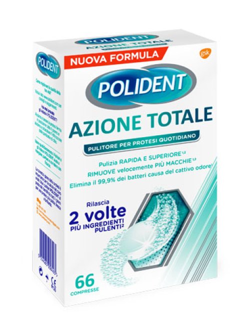 POLIDENT AZIONE TOTALE 66 COMPRESSE