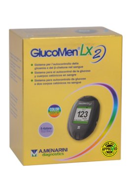 GLUCOMETRO GLICEMIA E CHETONEMIA GLUCOMEN LX2 SET METER