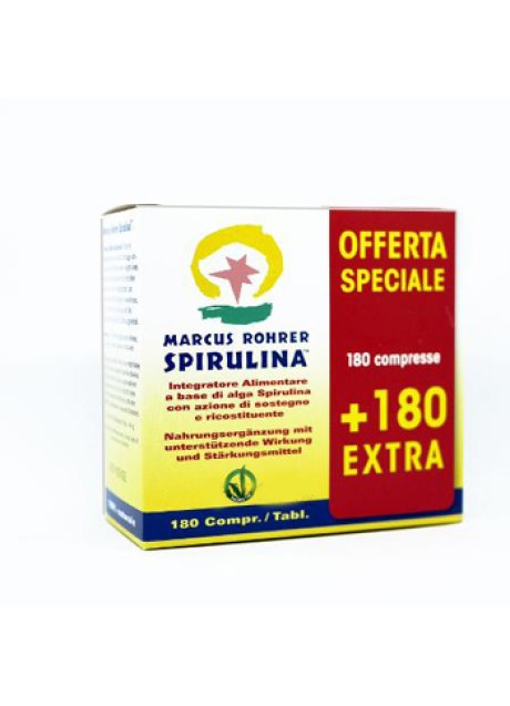 SPIRULINA MARCUS 180 + 180 COMPRESSE