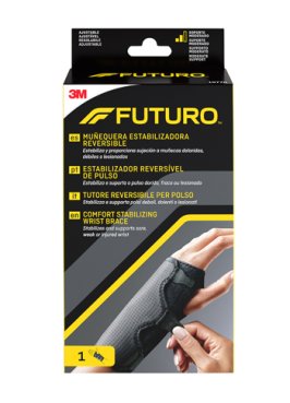 TUTORE PER POLSO REVERSIBILE FUTURO NERO 1 PEZZO