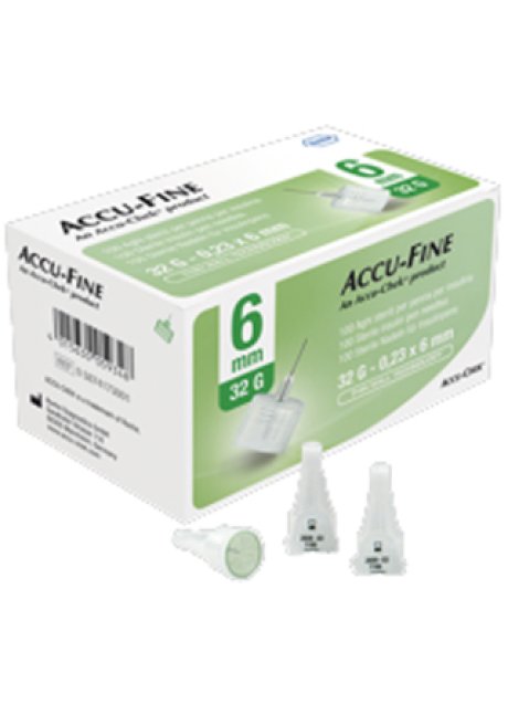 ACCUFINE AGO PEN NEEDLE 32G 8MM