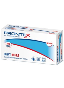 PRONTEX GUANTO IN NITRILE SENZA POLVERE GRANDE 8/9 100 PEZZI