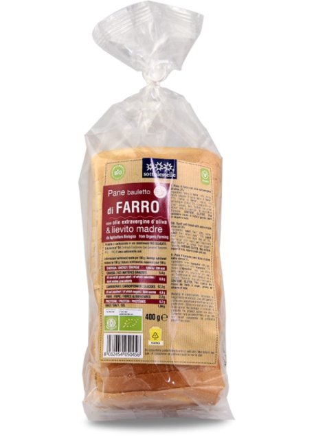 PANE BAULETTO FARRO 400G