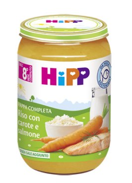 HIPP RISO CAROTE/SALMONE 220G