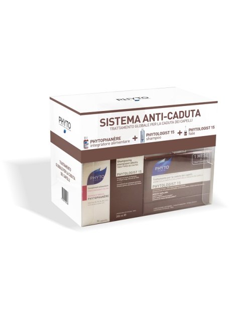 COFFRET SISTEMA PHYTOLOGIST 90 CAPSULE + 12 FIALE X 3,5 ML +SHAMPOO