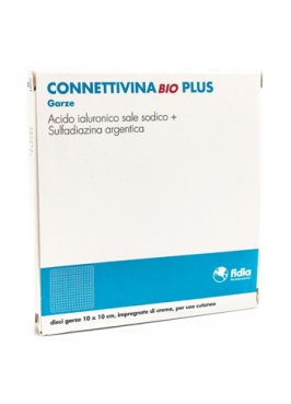 CONNETTIVINABIO PLUS GARZA 10 X 10 CM 10 PEZZI