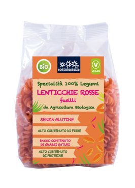 FUSILLI 100% LENTIC ROSSE 250G