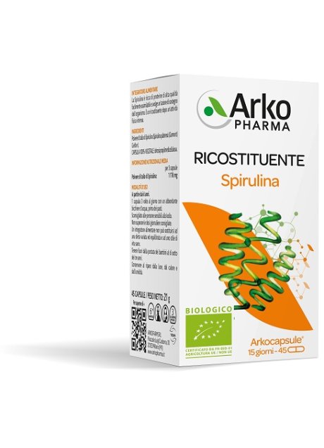 ARKOCAPSULE-SPIRULINA BIO 45CPS