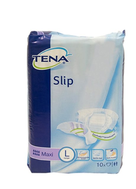 TENA SLIP MAXI PAN L 10PZ 711010