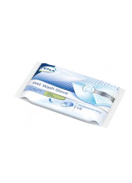 TENA WET WASH GLOVE 8PZ 1116