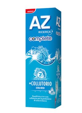 DENTIFRICIO AZ COMPLETE EXTRA FRESH + COLLUTORIO 75 ML