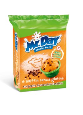 MR DAY MUFFIN C/PEPIT CIOC 6X42G