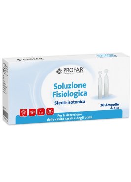 PROFAR SOLUZIONE FISIOLOGICA STERILE ISOTONICA 2 ML 20 AMPOLLE