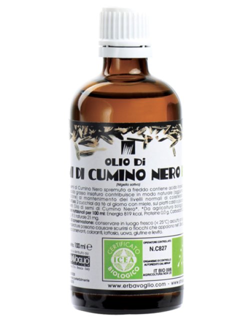 OLIO SEMI CUMINO NERO BIO ERBAVO