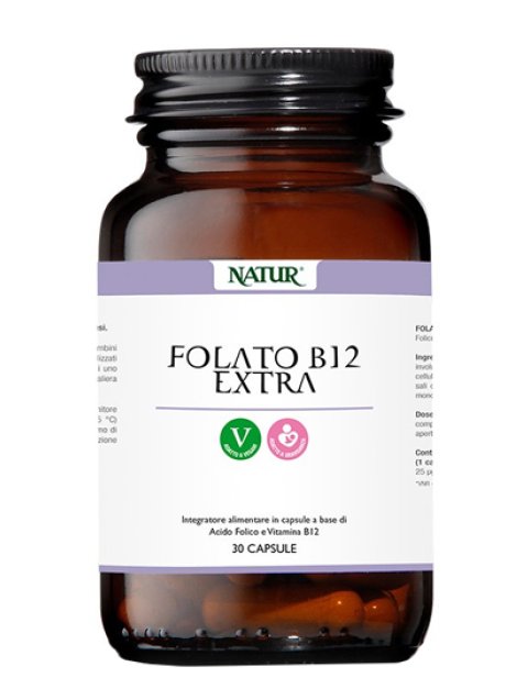 FOLATO B12 EXTRA 30CPS NATUR SP