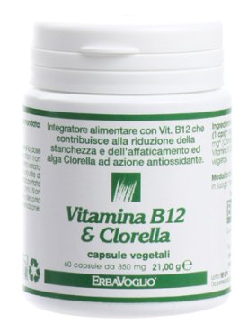 VITAMINA B12+CLORELLA 60CPS