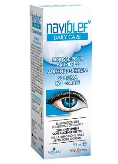 NAVIBLEF DAILY CARE SCHIUMA PER RIMOZIONE SECREZIONI OCULARIDA PALPEBRE E CIGLIA 50 ML