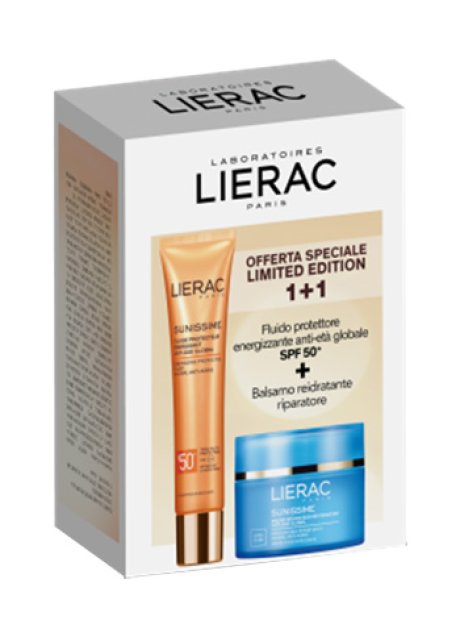 LIERAC SUNISSIME VISAGE SPF 50 40 ML + BAUME APRES SOLEIL 40ML