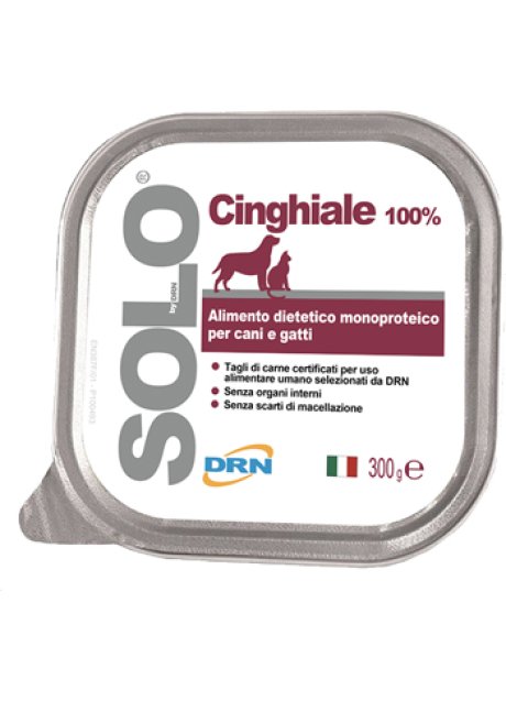 SOLO CINGHIALE CANI/GATTI 300G