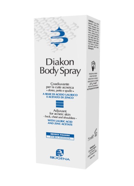 DIAKON BODY SPRAY COADIUVANTE CUTE ACNEICA DORSO PETTO E SPALLE 75 ML