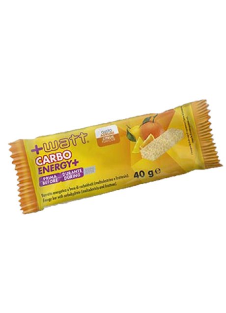 CARBO+ BARR ENERG AGRUMI 40G