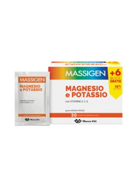 MASSIGEN MAGNESIO E POTASSIO 24 BUSTINE +6 GRATIS