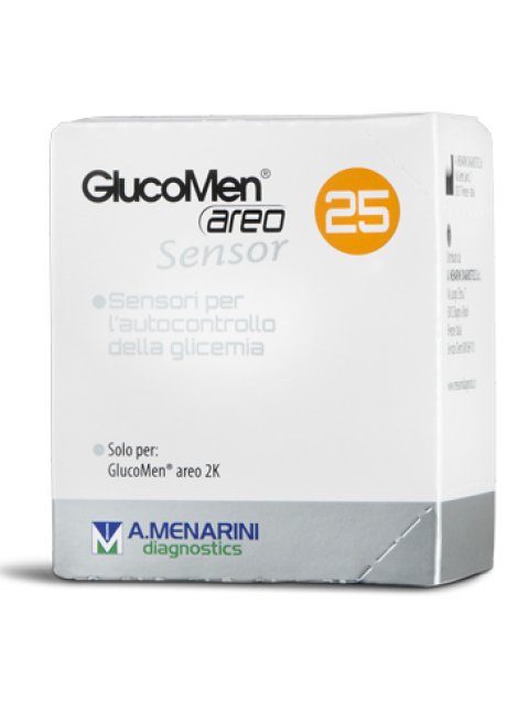 STRISCE GLUCOMEN AREO SENSOR PER ANALISI DEL GLUCOSIO 25 PEZZI